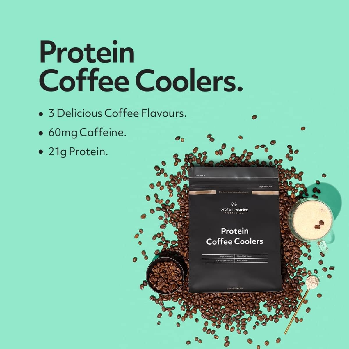 Protein Coffee Coolers Focus and Energy Shakes Protein Works