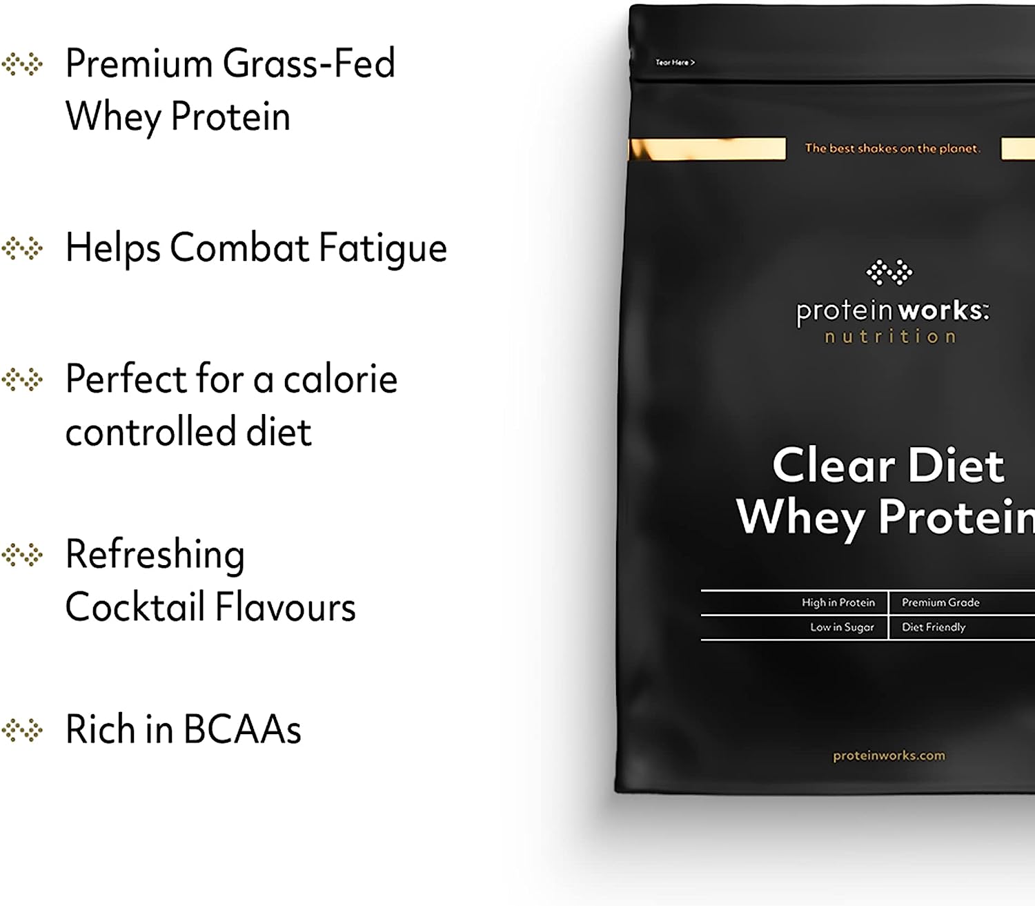 Clear Diet Whey Protein Clear Protein Shakes Protein Works