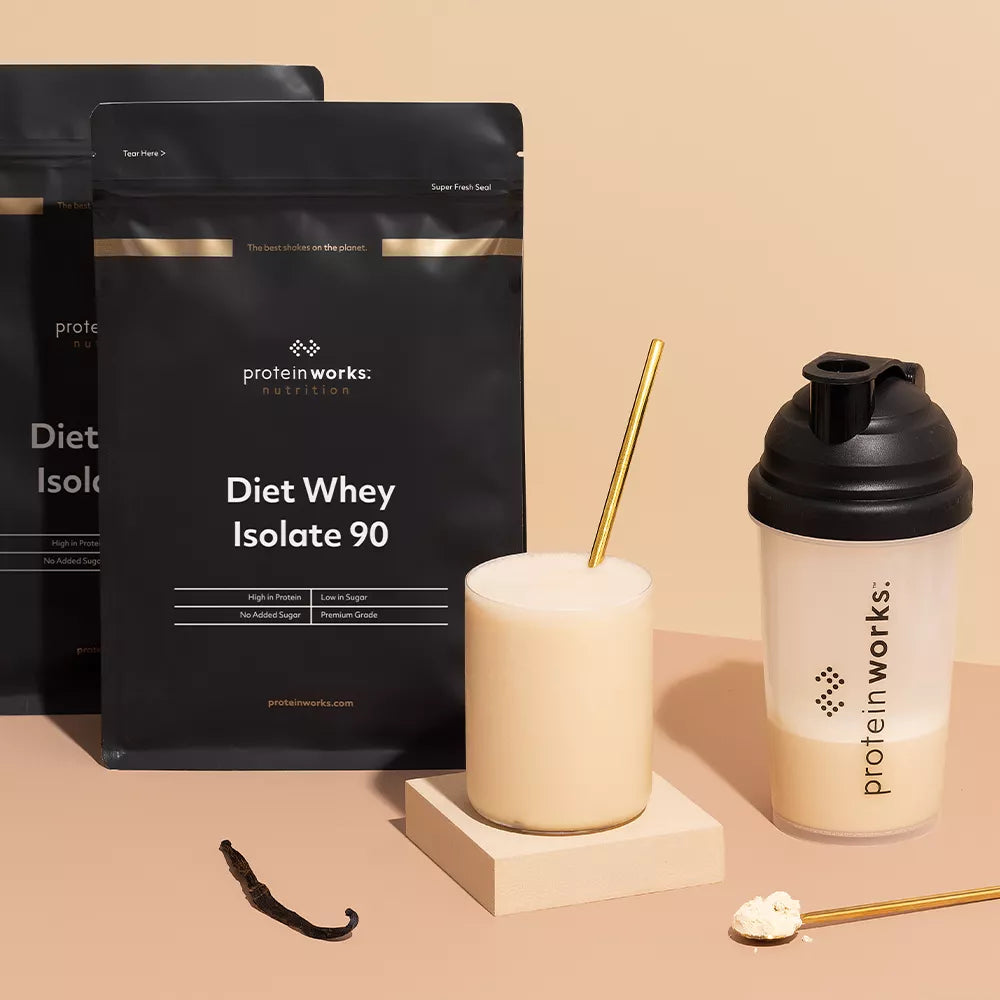 Diet Whey Protein Isolate 90 Protein Shake Protein Works