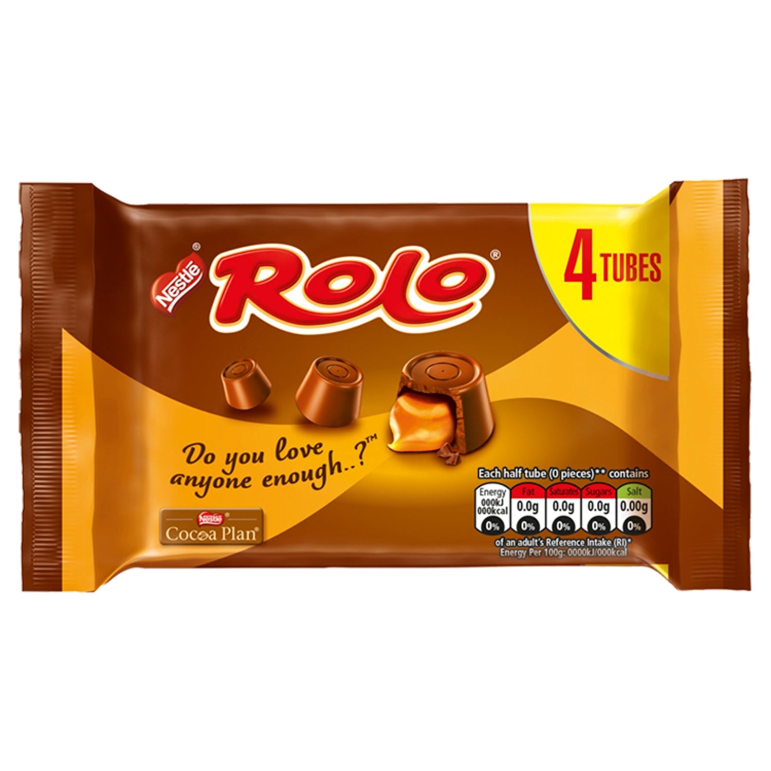 Rolo 4 Tubes 166.4g Chocolate Multipacks Cadbury