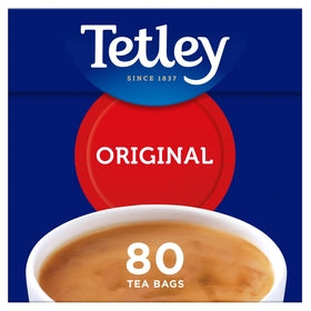 Tetley Original 80 Tea Bags 250g Everyday Tea Tetley