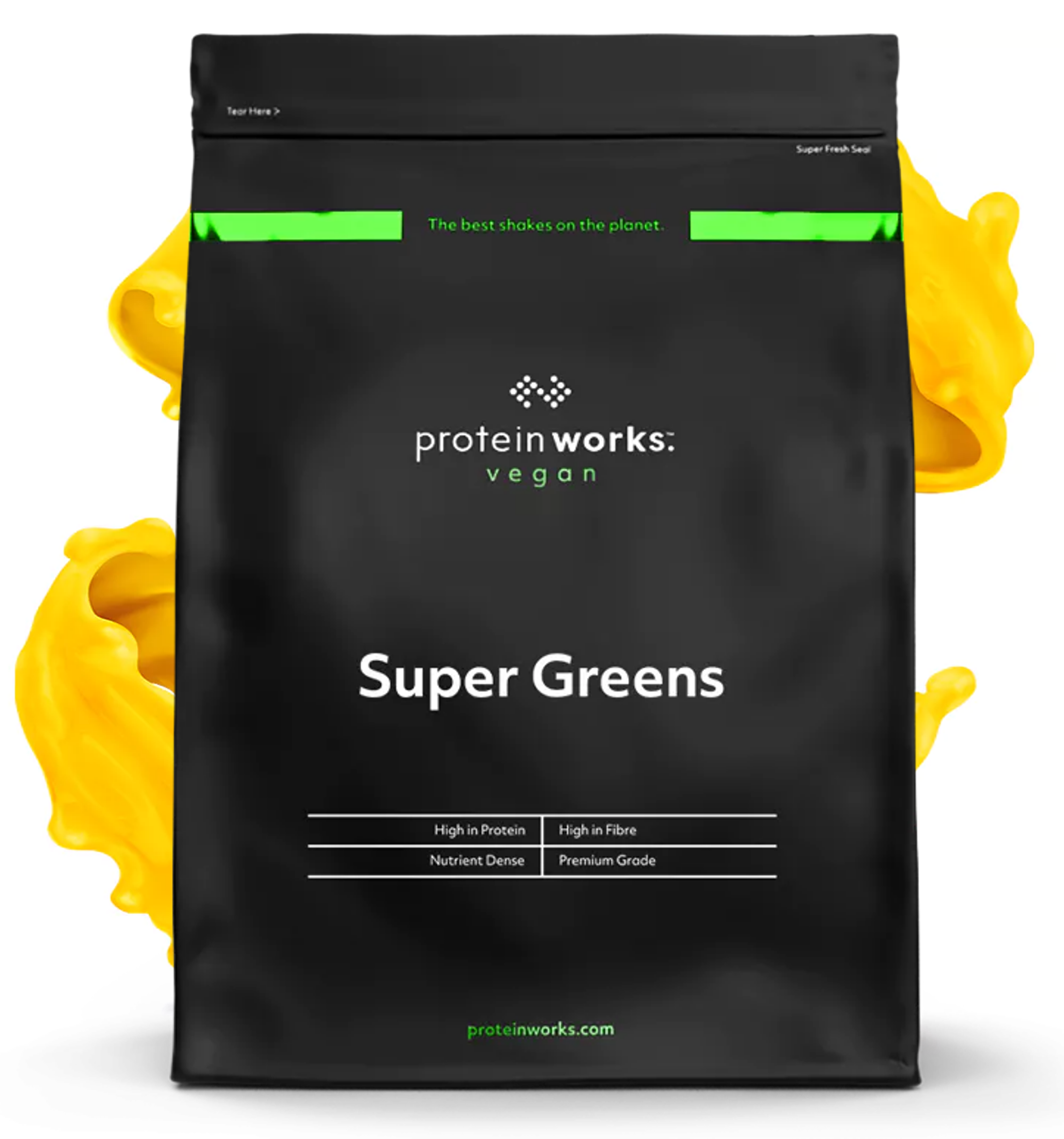 Super Greens Greens Powders Protein Works Tropical Punch 250g (20 Shakes)