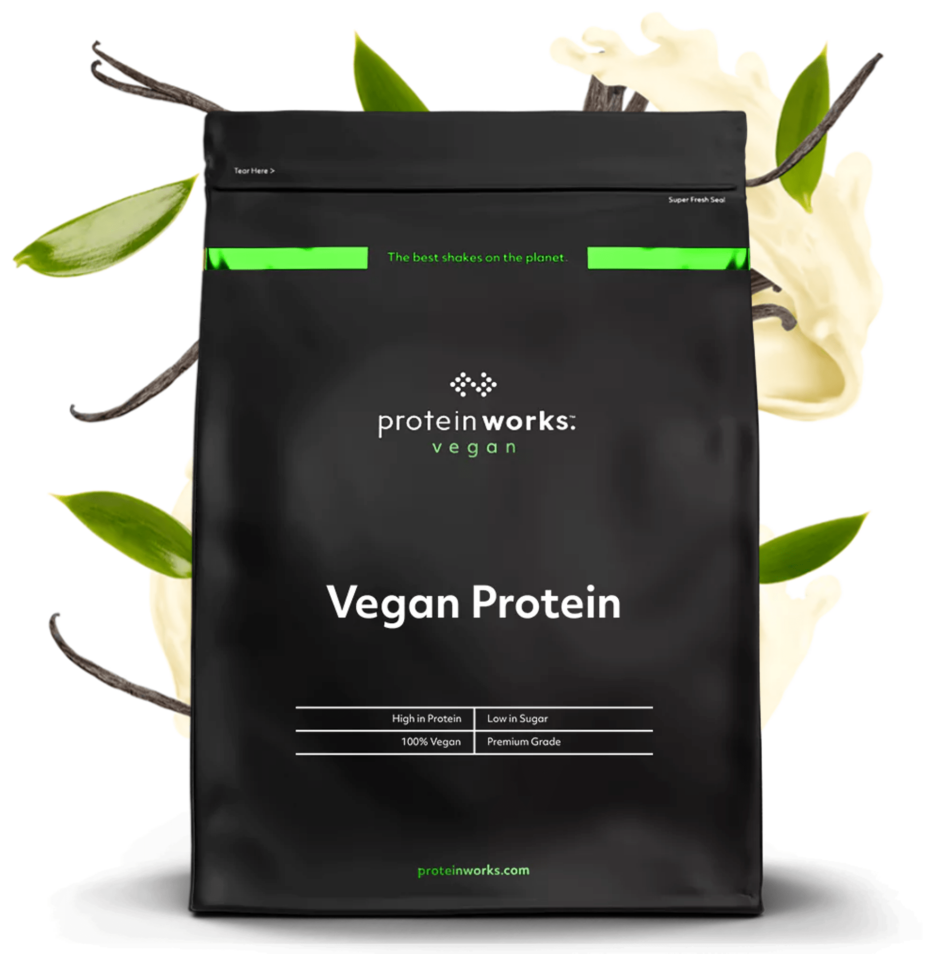 Vegan Protein Vegan Protein Shake Protein Works Vanilla Creme 500g (16 Shakes)