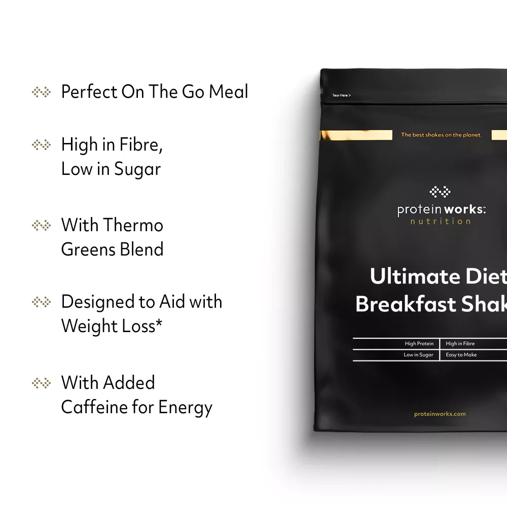 Ultimate Diet Breakfast Shake Meal Replacement Shakes Protein Works