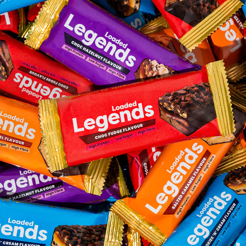 Loaded Legends Protein Bar (12 pack) Food & Snacks Protein Works   