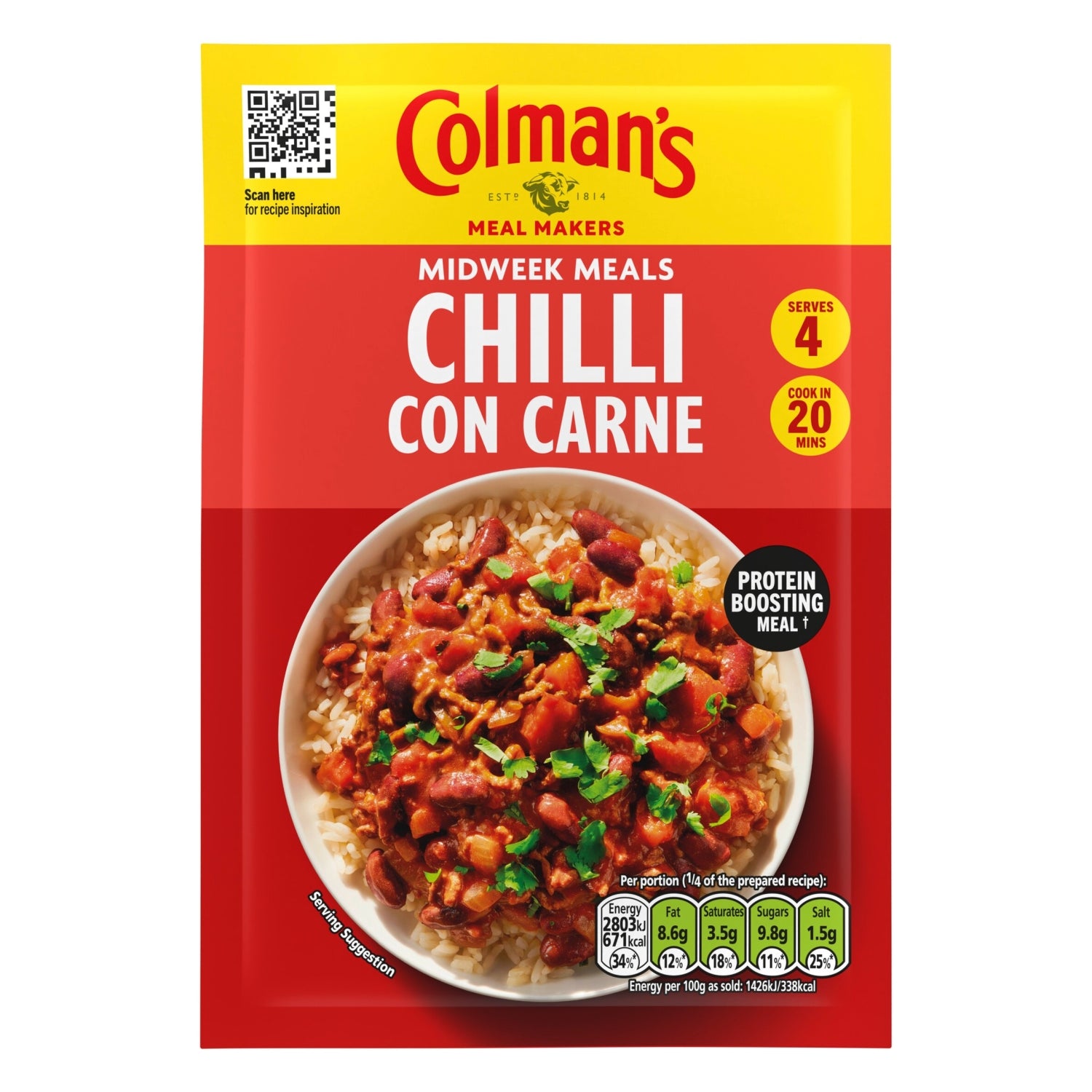 Colman`s Chilli Con Carne 50g Dry Gravy Granules Bisto