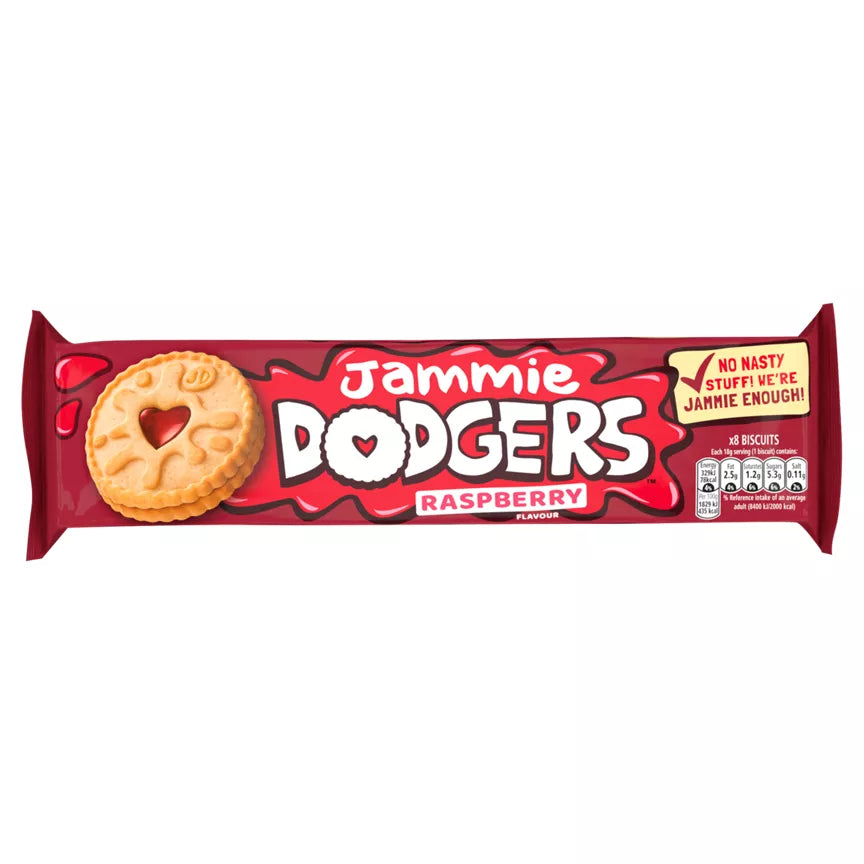 Jammie Dodgers 140g Uncoated Biscuits Burtons