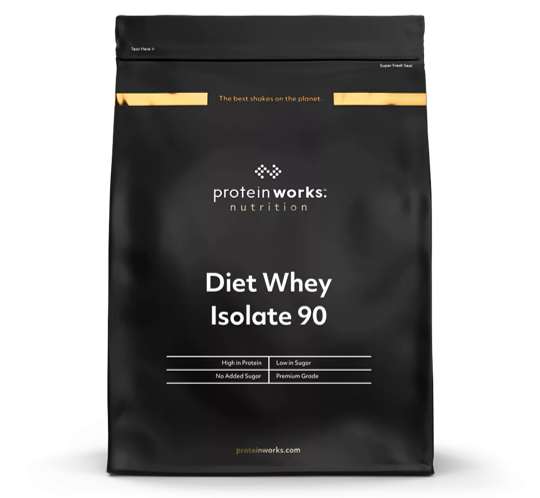 Diet Whey Protein Isolate 90 Protein Shake Protein Works   