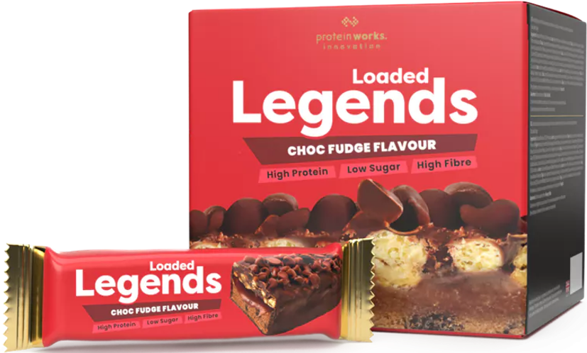 Loaded Legends Protein Bar (12 pack) Food & Snacks Protein Works   