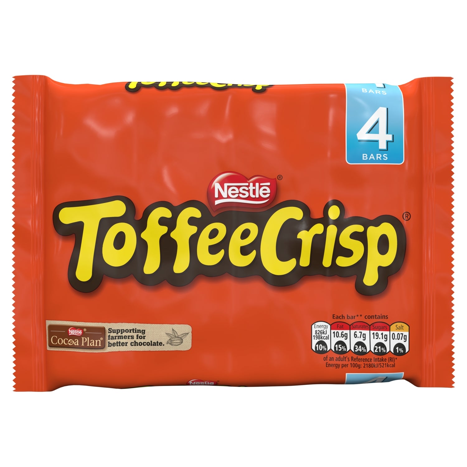 Toffee Crisp 4x38g Chocolate Multipacks Cadbury