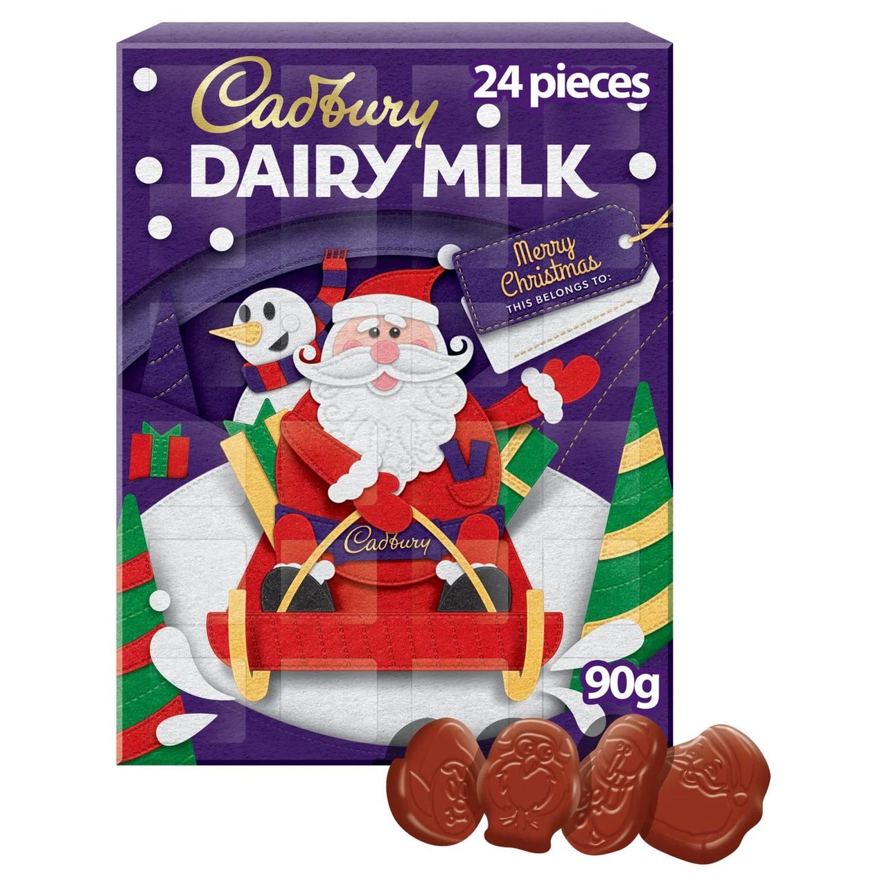 Cadbury Advent Calendar 90g Chocolate Multipacks Cadbury