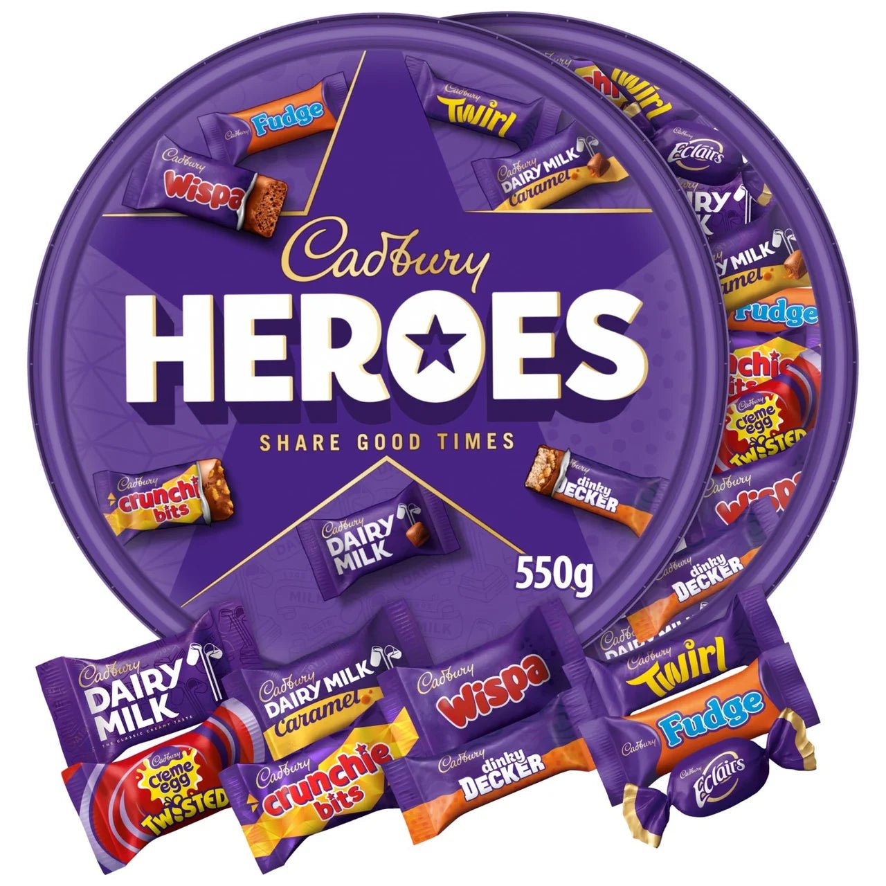 Cadbury Heroes Tub 550g Chocolate Multipacks Cadbury