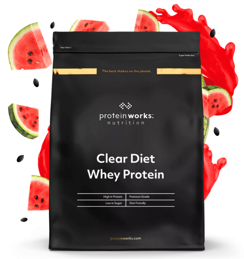 Clear Diet Whey Protein Clear Protein Shakes Protein Works Watermelon Breeze 500g (20 Shakes)