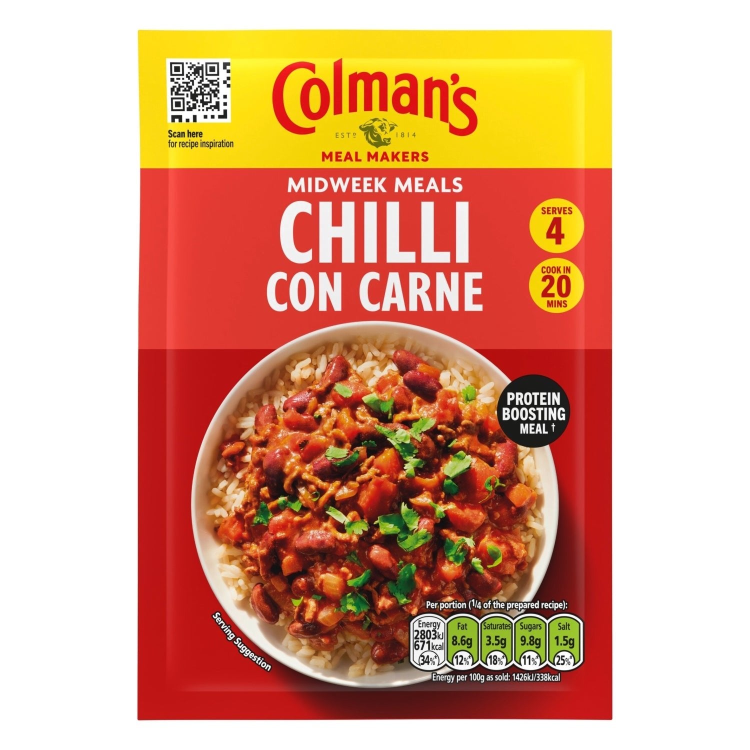 Colman`s Chilli Con Carne 50g Dry Gravy Granules Bisto