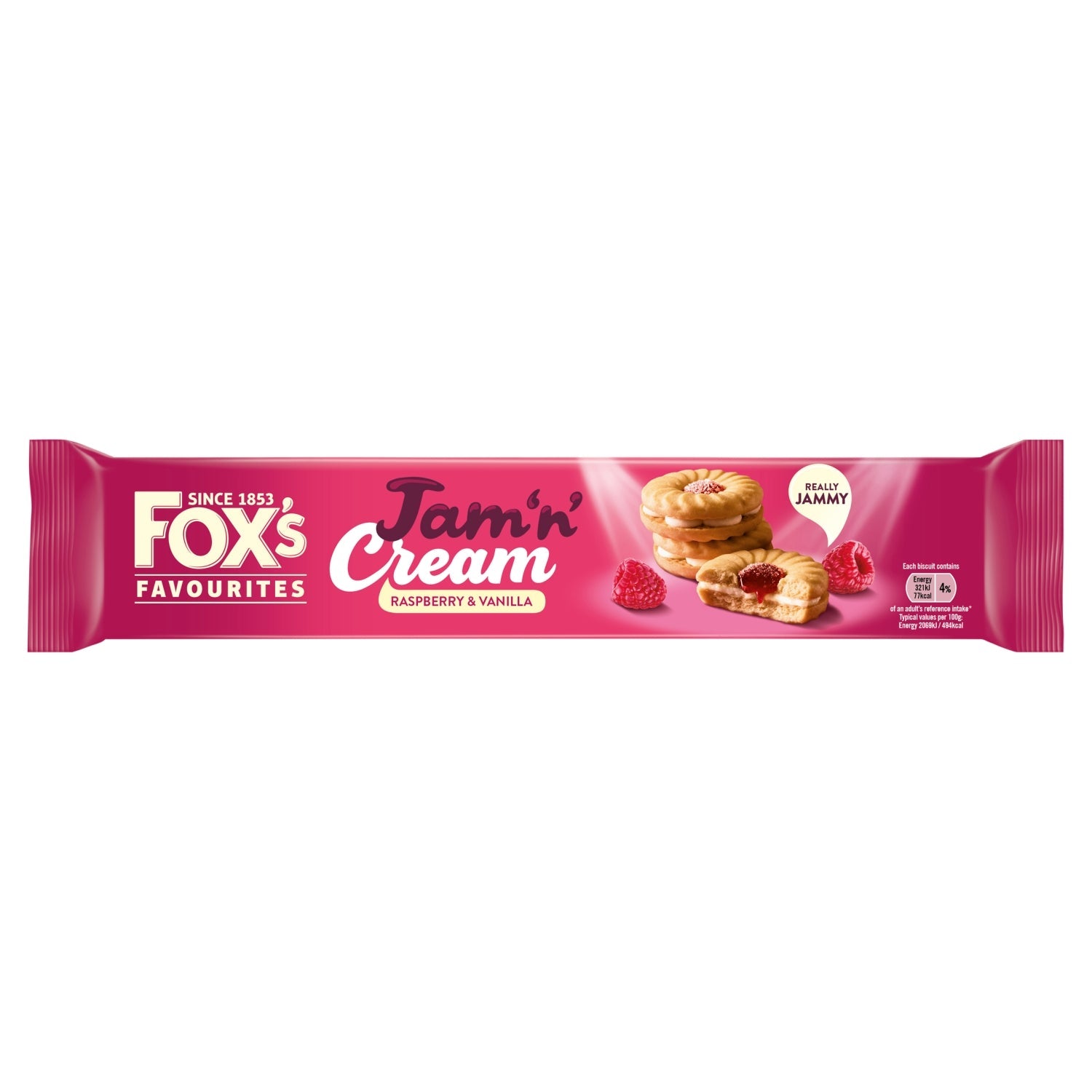 Foxs Jam Cream Rings 150g Cream Biscuits Foxs