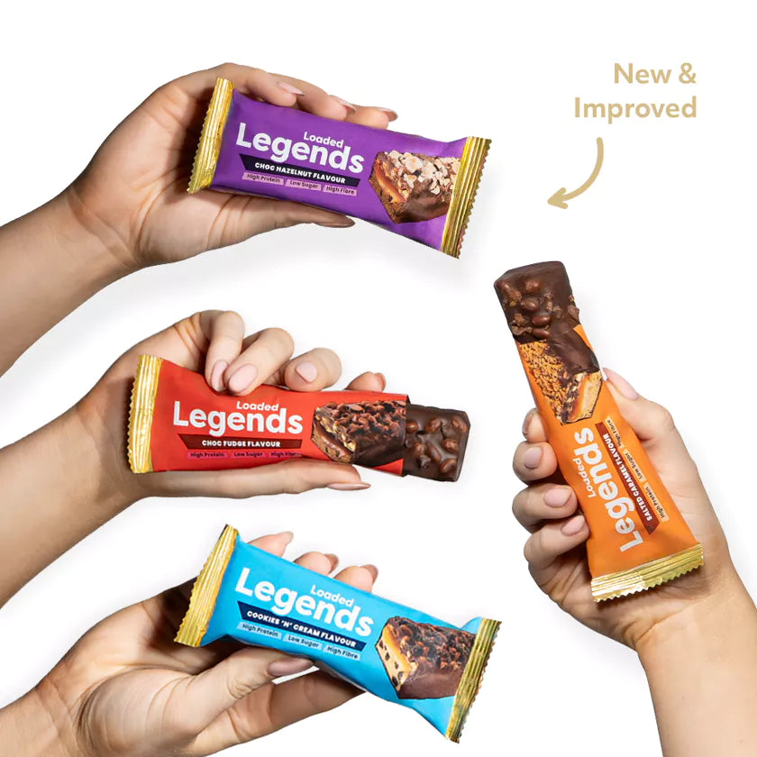 Loaded Legends Protein Bar (12 pack) Food & Snacks Protein Works   