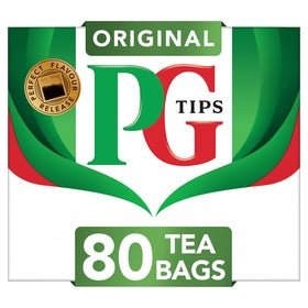 Pg Tips Original 80 Tea Bags 232g Everyday Tea PG